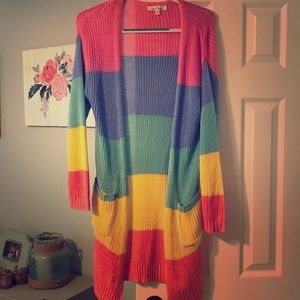 ColorBlock Cardigan